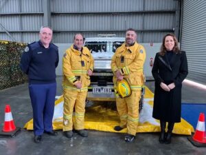 Australian Fire Brigade Unveils Foam-Emitting Trucks for Enhanced Firefighting Safety