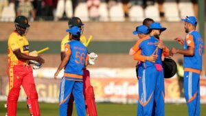 India Creates History with 150th T20I Win as Gill and Sundar Shine Against Zimbabwe